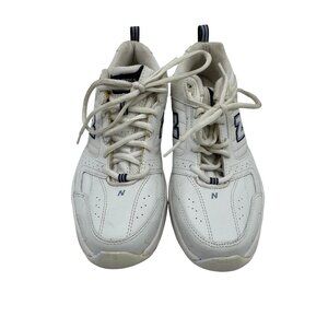 New Balance Womens 680v2 Sneakers Training Shoes Size 10D White Leather Lace Up